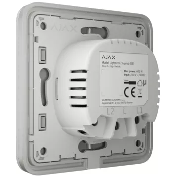 Выключатель Ajax LightSwitch 1-клавишный White-2