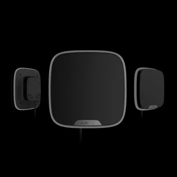 Проводная сирена с креплением для брендированной лицевой панели Ajax StreetSiren DoubleDeck Fibra Black (57245.61.BL1)-3