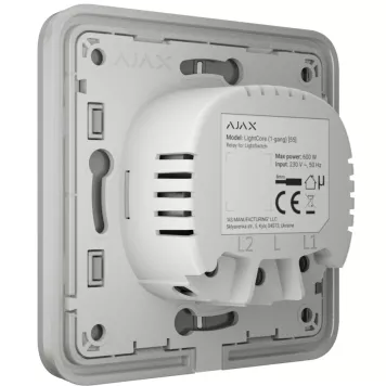 Выключатель Ajax LightSwitch 2-клавишный Fog-2