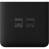 Бічна панель для вбудованої інтернет-розетки Ajax SideCover (LAN) vertical Black (126220.319.BL)