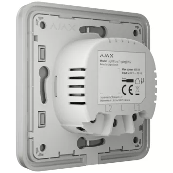 Выключатель Ajax LightSwitch проходной White-2