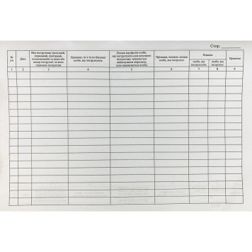 Журнал рєестрації інструктажів з питань цивільного захисту, пожежної безпеки та дій у надзвичайних ситуацій (артикул: 000015733)-1