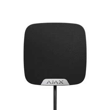 Проводная сирена с клеммой для наружного светодиода Ajax HomeSiren Fibra Black-2