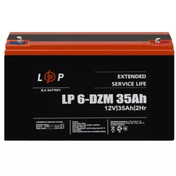 Тяговий свинцево-кислотний акумулятор LogicPower 6-DZM-35 Ah (9335)-2