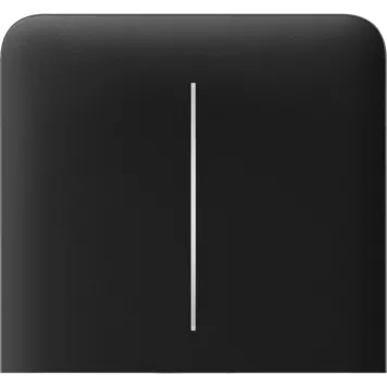 Бічна кнопка для двоклавішного вимикача Ajax SideButton (2-gang) vertical Black (83435.143.BL)-0