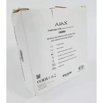 (Уценка) Беспроводной датчик дыма, температуры и угарного газа Ajax FireProtect 2 SB (Heat/Smoke/CO) (8EU) Black-2