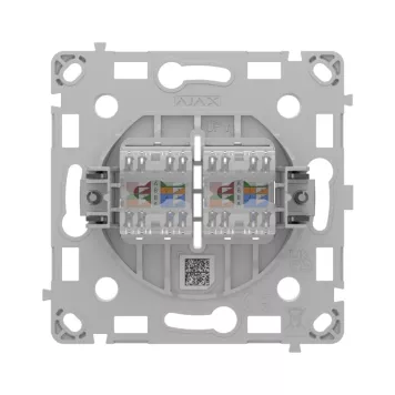 Механізм розетки Ajax OutletCore (LAN) Vertical White (126186.165.WH)-3