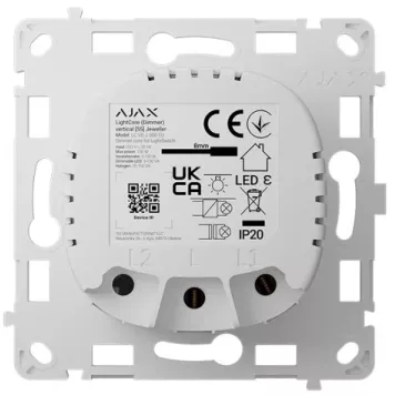 Реле для димерного вимикача Ajax LightCore (Dimmer) vertical (91249.255.WH1)-0