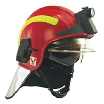 Каска пожежна FHR 15 (золоте забрало, з ліхтарем та окуляри) (артикул: 000078805) Каска пожежна FHR 15 (золоте забрало, з ліхтарем та окуляри) (артикул: 000078805)-0