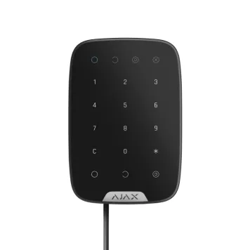Проводная сенсорная клавиатура Ajax KeyPad Fibra Black (44400.12.BL1)-0
