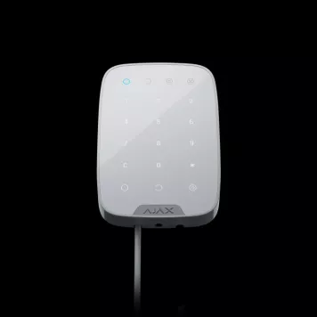 Проводная сенсорная клавиатура Ajax KeyPad Fibra White (44401.12.WH1)-1