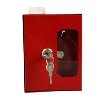 Ключниця пожежна під 1 ключ (з молоточком) (артикул: 000013486)-1
