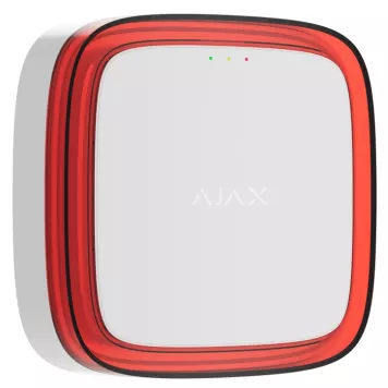 Беспроводной адресный пожарный оповещатель световой Ajax EN54 FireProtect (VAD) Jeweller White (118605.277.WH1)-1