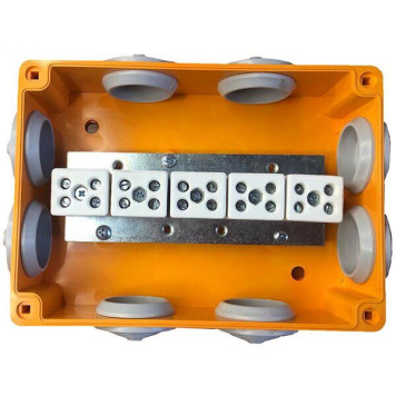 Коробка распределительная (коммутационная) огнестойкая, для кабельных сетей, КП-02-90 К10/4 (артикул: 000081415)-0