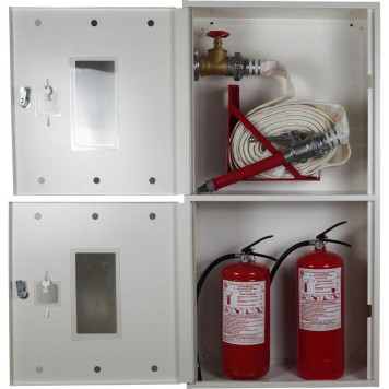 Кран-комплект ЕС-51-1-РСК-50 (Шкаф пожарный ШП-60/120-НС Белый) + 2 огнетушителя ВП-5 и ВП-6 (артикул: 000074376)-0