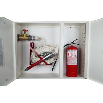 Кран-комплект ЄС-51-1-РСК-50 (Шафа пожежна ШП-90/70-НС Біла) + 1 вогнегасник ВП-5 (артикул: 000074388) Кран-комплект ЄС-51-1-РСК-50 (Шафа пожежна ШП-90/70-НС Біла) + 1 вогнегасник ВП-5 (артикул: 000074388)-0