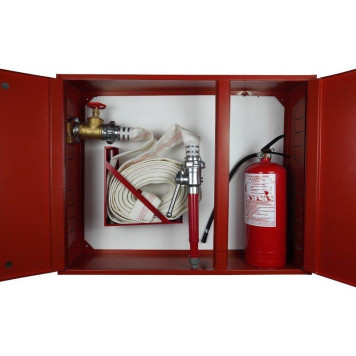 Кран-комплект ЄС-51-1-РСК-50 (Шафа пожежна ШП-90/70-НС Червона) + 1 вогнегасник ВП-5 (артикул: 000074391)-0