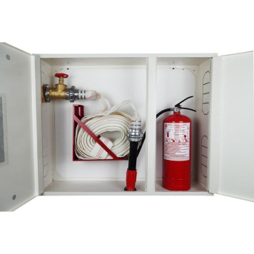 Кран-комплект ЄС-51-1-РСПК-50 (Шафа пожежна ШП-90/70-НС Біла) + 1 вогнегасник ВП-5 (артикул: 000074389) Кран-комплект ЄС-51-1-РСПК-50 (Шафа пожежна ШП-90/70-НС Біла) + 1 вогнегасник ВП-5 (артикул: 000074389)-0
