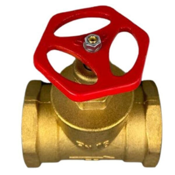 Кран пожежний Ду 50 лат. прямий. (вн.-вн.) (артикул: 000015199)-2
