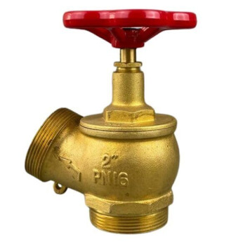 Кран пожарный Ду 50 лат. угл. 125º (нар.-нар.) (артикул: 000013491)-2