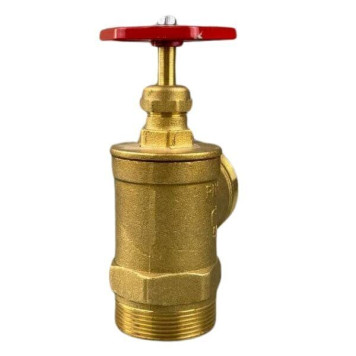 Кран пожарный Ду 50 лат. угл. 90º (нар.-нар.) (артикул: 000015426)-1