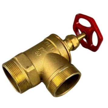 Кран пожарный Ду 50 лат. угл. 90º (нар.-нар.) (артикул: 000015426)-3