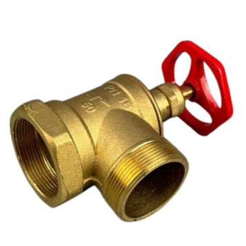 Кран пожежний Ду 50 лат. кут. 90º (вн.-зов.) (артикул: 000013490) Кран пожежний Ду 50 лат. кут. 90º (вн.-зов.) (артикул: 000013490)-2