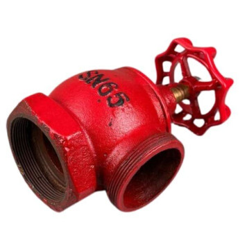 Кран пожежний Ду 65 чавун. кут. (вн.-зов.) (артикул: 000013492)-3