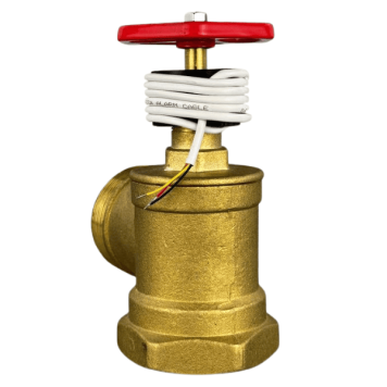 Кран пожежний з датчиком положення крану (ДППК) Ду 50 лат. кут. 90º (вн.-зов.) (артикул: 000046998)-2