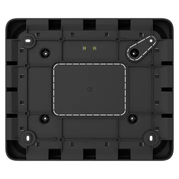 Монтажний бокс для підведення живлення до ППКП Ajax GlandBox Black (125718.314.BL)-2