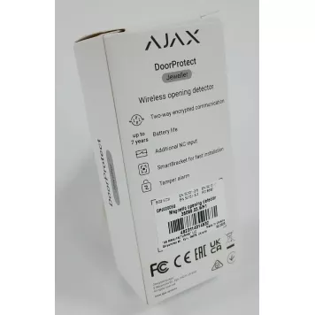 (Уценка) Беспроводной датчик открытия дверей/окна Ajax DoorProtect White-1