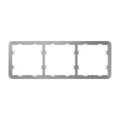 Рамка для 3-х вимикачів/розеток Ajax Frame (3 seats) (52189.141.NC)