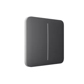 Кнопка для одноклавішного чи прохідного вимикача Ajax SoloButton (2-gang) (46016.144.GP)-1