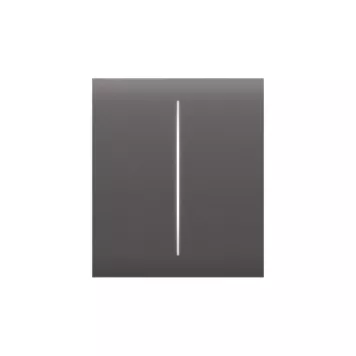 Центральна кнопка для двоклавішного вимикача Ajax CenterButton (2-gang) Grey (46029.140.GR)-0