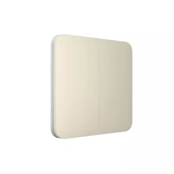 Кнопка для одноклавішного чи прохідного вимикача Ajax SoloButton (2-gang) (46018.144.IV)-1