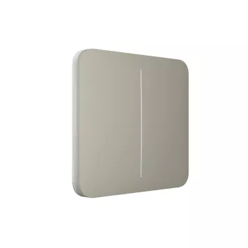 Кнопка для одноклавішного чи прохідного вимикача Ajax SoloButton (2-gang) (46019.144.OL)-1