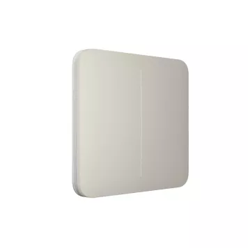 Кнопка для одноклавішного чи прохідного вимикача Ajax SoloButton (2-gang) (46020.144.OY)-1