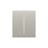 Центральна кнопка для двоклавішного вимикача Ajax CenterButton (2-gang) Oyster (46032.140.OY)