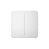 Кнопка для одноклавішного чи прохідного вимикача Ajax SoloButton (2-gang) (45120.144.WH)