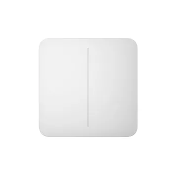 Кнопка для одноклавішного чи прохідного вимикача Ajax SoloButton (2-gang) (45120.144.WH)-0