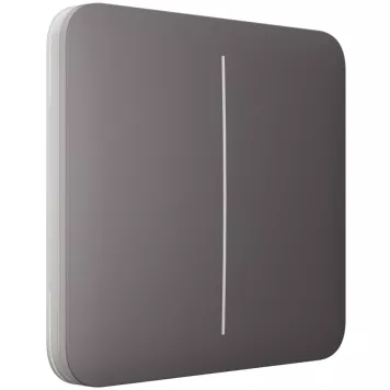Выключатель Ajax LightSwitch 2-клавишный Grey-0