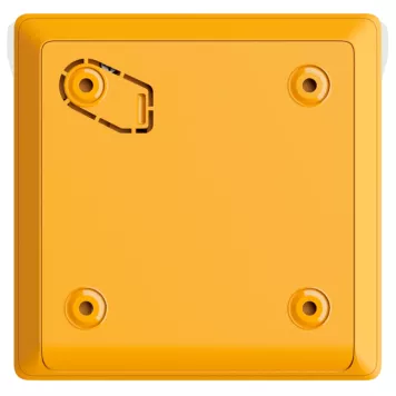 Бездротова програмована кнопка з механізмом скидання Ajax ManualCallPoint Jeweller Yellow (87651.171.NC1)-2