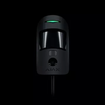 Проводной датчик движения с фотоверификацией Ajax MotionCam Fibra Black (44402.23.BL1)-1