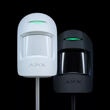 Проводной датчик движения Ajax MotionProtect Fibra Black-2