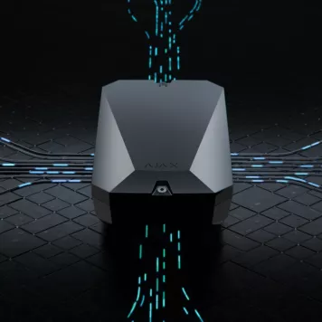 Модуль интеграции ведущих устройств посторонних Ajax MultiTransmitter Fibra Black (44409.62.BL1)-3