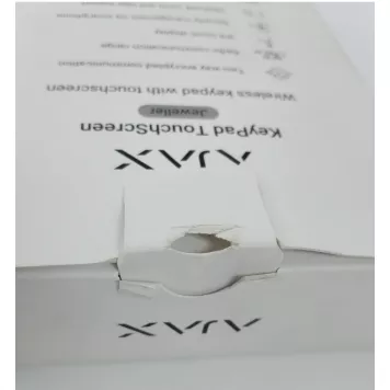 (Уценка) Беспроводная клавиатура с сенсорным экраном Ajax KeyPad TouchScreen Black-2