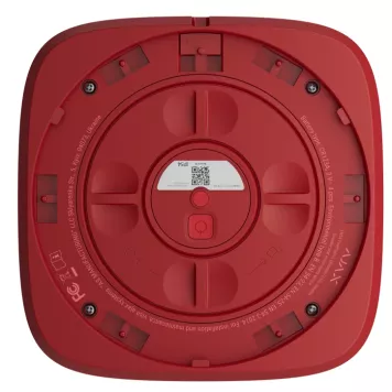 Беспроводной адресный пожарный оповещатель световой Ajax EN54 FireProtect (VAD) Jeweller Red (118607.277.RD1)-4