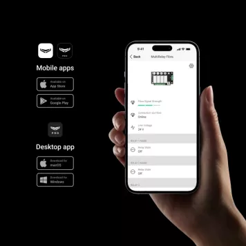 Реле 4-канальне з дистанційним керуванням Ajax MultiRelay Fibra-7