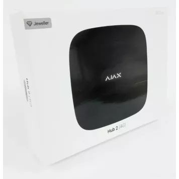 (Уценка) Интеллектуальная централь Ajax Hub 2 (4G) Black-0