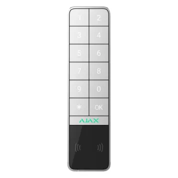 Беспроводная клавиатура Ajax KeyPad Outdoor Jeweller White (99967.286.WH1)-0